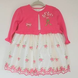 🚫SOLD🚫 12 Months American Princess Formal Dress Cardigan